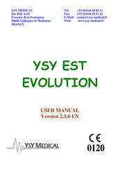 YSY Medical EST EVOLUTION User Manual