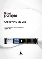 BiCom Bionic Damper BSP-408 Operation Manual