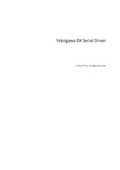 YOKOGAWA DX Series Driver Manual