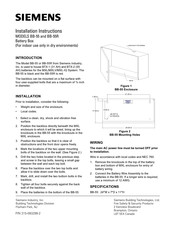 Siemens BB-55 Installation Instructions