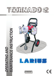 Larius TORNADO2 on trolley Operating And Operating And Maintenance Instructions