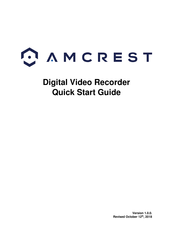 Amcrest H5 Series Quick Start Manual