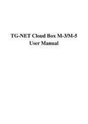 TG-NET Cloud Box M-5 User Manual