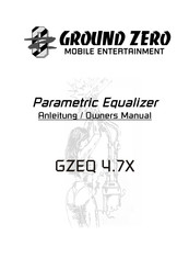 Ground Zero GZEQ 4.7X Owner's Manual