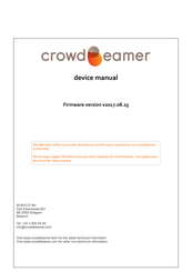 RORYCO Crowdbeamer Device Manual