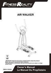 Fitness reality AIR WALKER 2409 Manuals ManualsLib