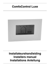 Zehnder Rittling ComfoControl Luxe Installer Manual