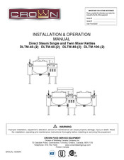 Crown DLTM-80-2 Installation & Operation Manual