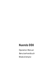 Nuendo DD8 Operation Manual