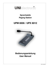 UNI electronic UPM 8006 User Manual