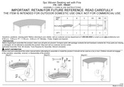 Sunvilla 1900467 Assembly / Care & Use Instructions