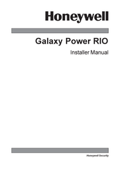 Honeywell Galaxy Power RIO Installer Manual