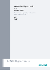 Siemens KMS Assembly And Operating Instructions Manual