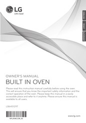 LG LB645129T Owner's Manual