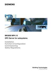 Siemens MK8000 Quick Reference Manual