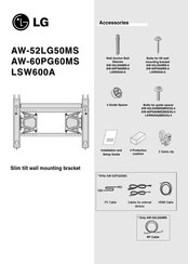 LG LSW600A Manual