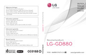 LG GD880 User Manual