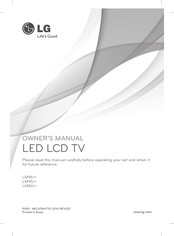 LG 42LM860V-ZB Owner's Manual