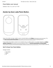 Aeon Labs Aeotec User Manual