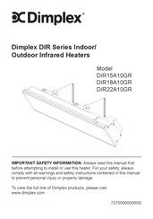 Dimplex DIR15A10GR Manual