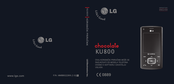 LG Chocolate KU800 User Manual