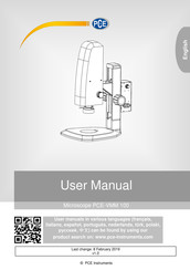 PCE Health and Fitness PCE-VMM 100 User Manual