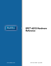 RadiSys EPS-6315 Hardware Reference Manual