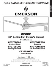 Emerson CF370BS00 Owner's Manual