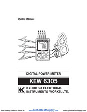 Kyoritsu Electrical Instruments Works, Ltd. KEW 6305 Quick Manual