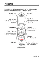 Motorola V550 User Manual