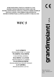 grandimpianti WFC 5 Instructions For Installation And Use Manual