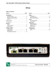 S&C SpeedNet SDR Instruction Sheet