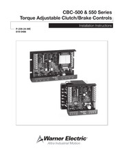 Warner Electric CBC-500-90 Installation Instructions Manual