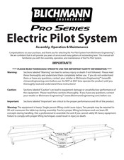 Blichmann Engineering Pro Series Assembly Operation Maintenance Manual