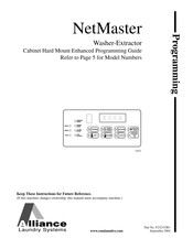 Alliance Laundry Systems NetMaster HC35NX2 Programming Manual