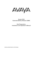 Avaya 9130 EBM Operator's Manual
