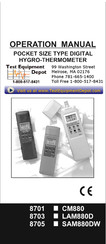 General Tools SAM880DW Operation Manual