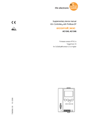 IFM Electronic Ecomat 300 Supplementary Manual