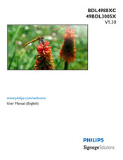 Philips 49BDL3005X User Manual