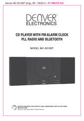 Denver Electronics MC-5010BT Booklet