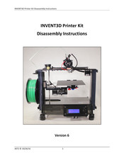 AST2 INVENT3D Disassembly Instructions Manual