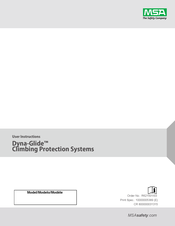 MSA Dyna-Glide User Instructions