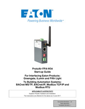 Eaton ProtoAir FPA-W34 Startup Manual