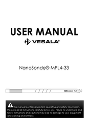 VESALA NanoSonde MPL4-33 User Manual