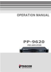 pascom PP-9620 Operation Manual