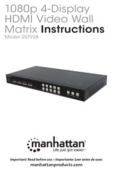 Manhattan 207928 Instructions Manual