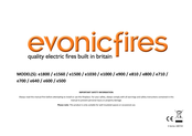 Evonic Fires e1800 Instructions Manual