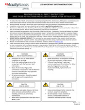 HOLOPHANE Petrolux LED Low Bay Adapter Installation And Maintenance Manual