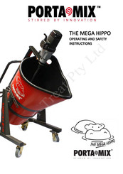 PORTAMIX MEGA HIPPO Operating And Safety Instructions Manual