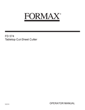 Formax FD 574 Operator's Manual